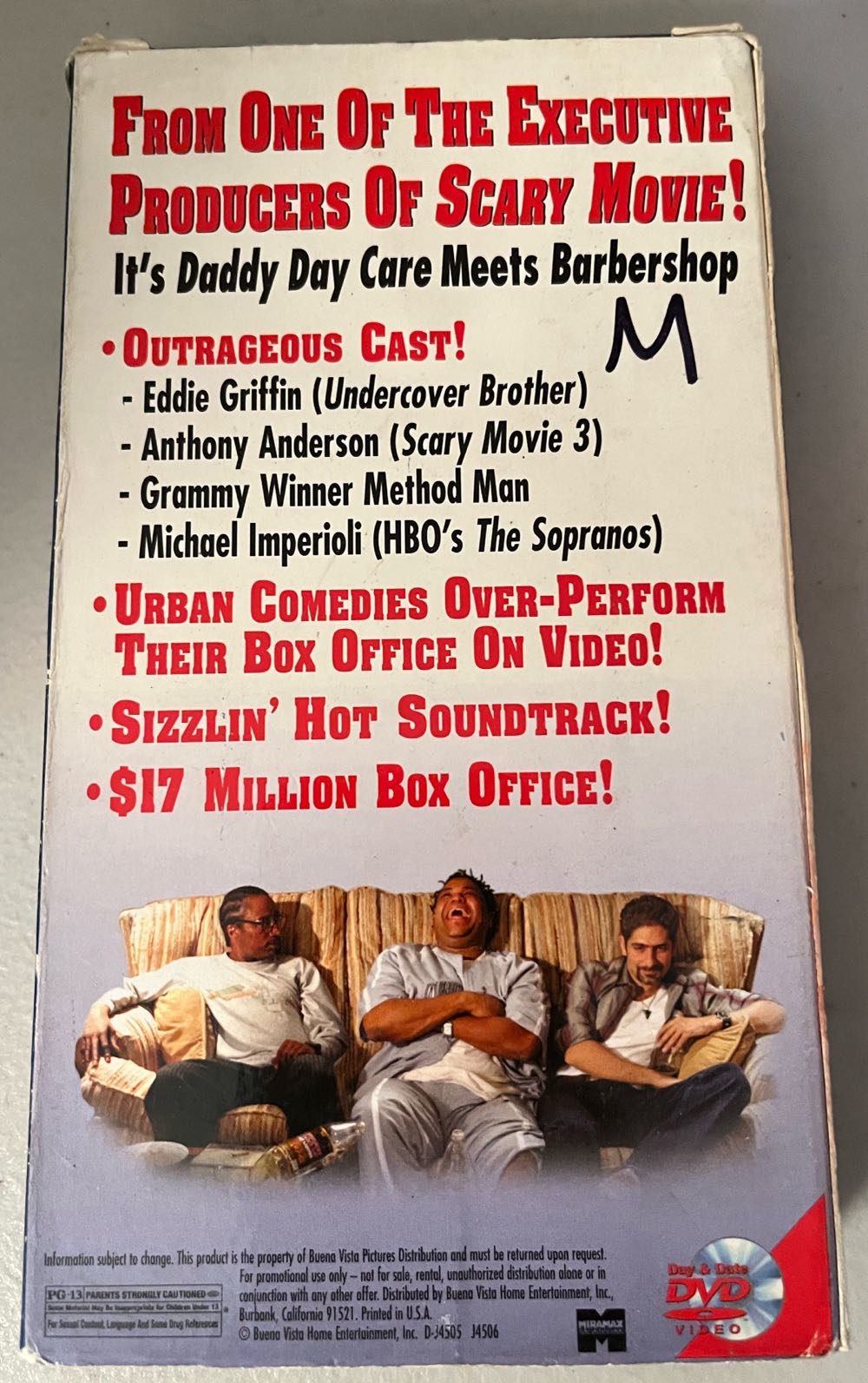My Babys Daddy VHS movie collectible [Barcode 78693624280] - Main Image 2