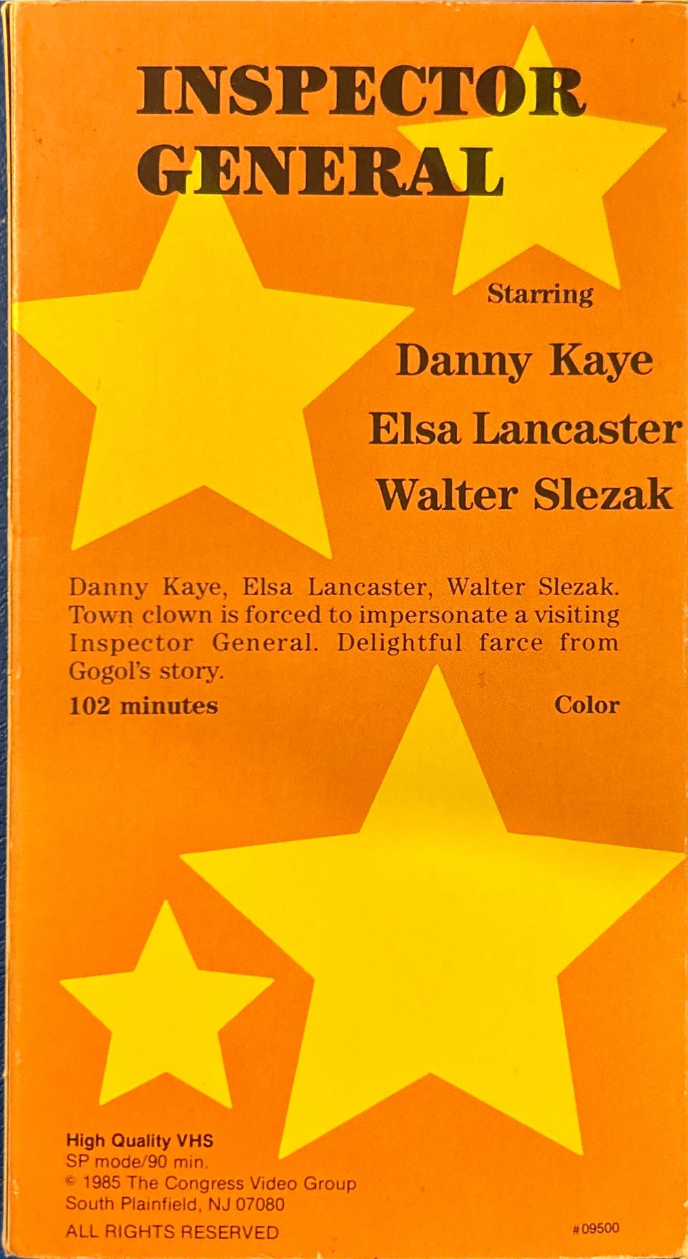 The Inspector General VHS movie collectible [Barcode 018713021472] - Main Image 2