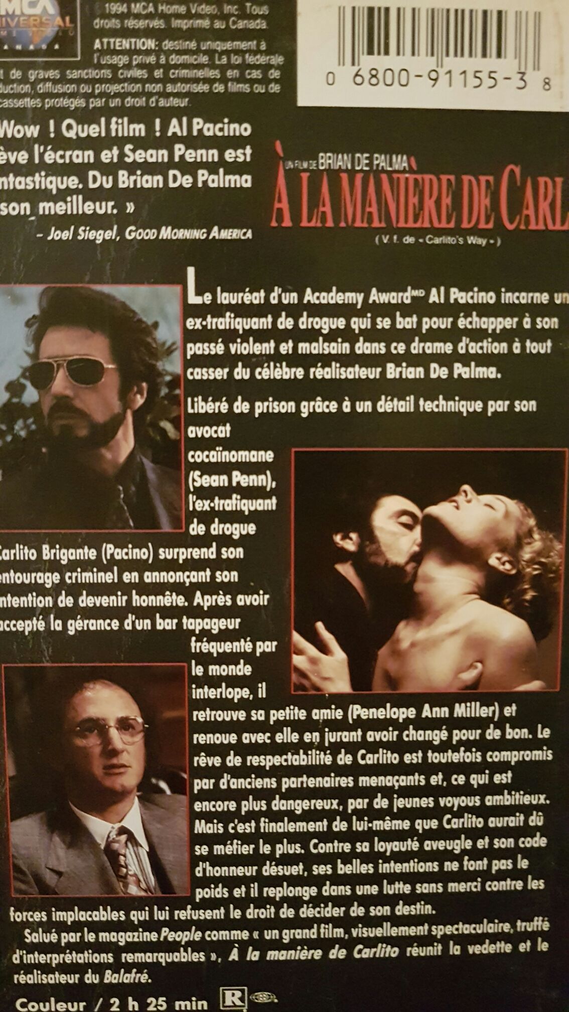 Al Pacino Scarecrow  Blu-ray movie collectible [Barcode 025192976926] - Main Image 2