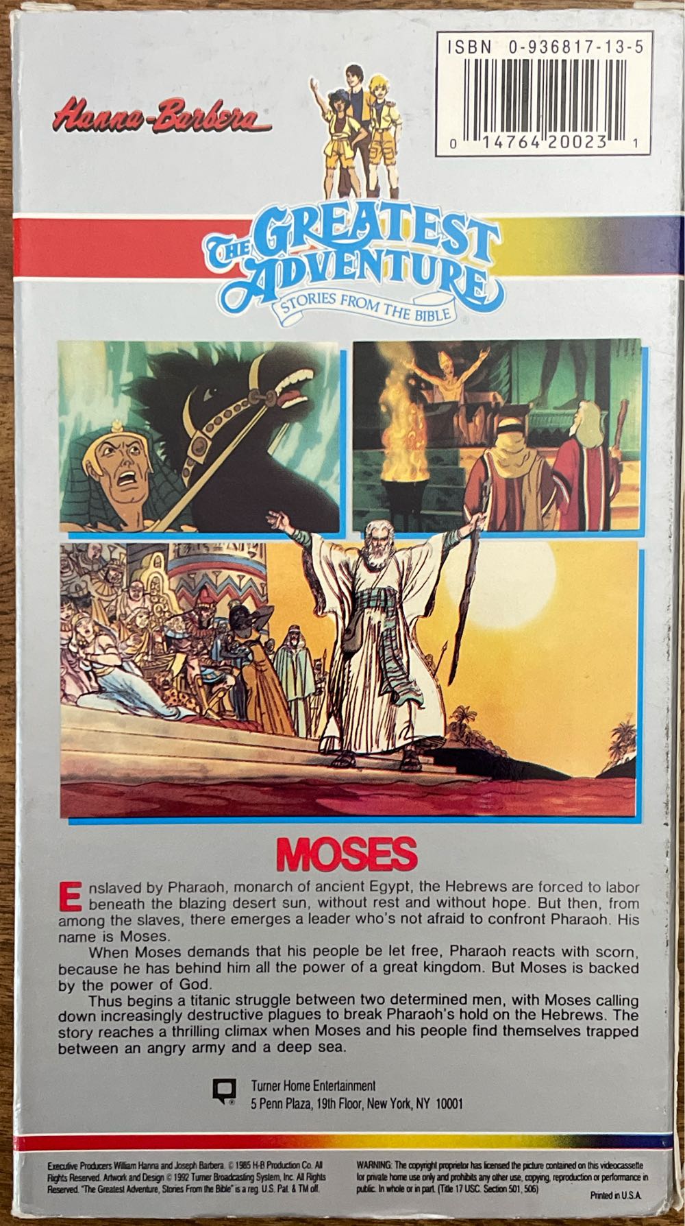 The Greatest Adventure: Stories From The Bible: Moses VHS movie collectible [Barcode 014764200231] - Main Image 2