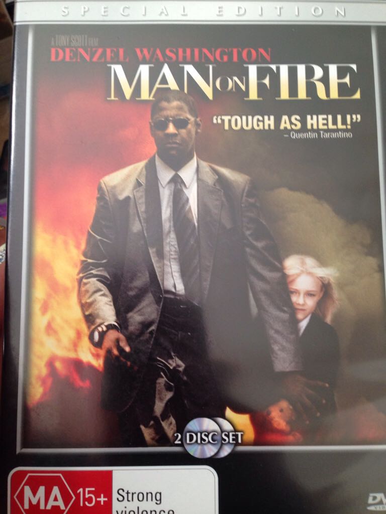 Man on Fire DVD movie collectible [Barcode 9321337051925] - Main Image 1