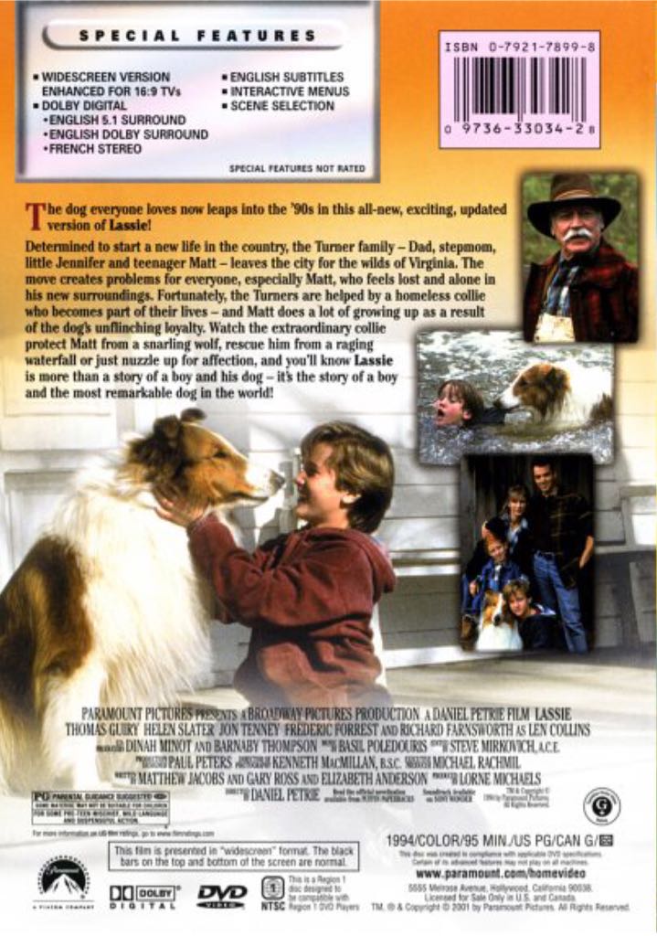 Lassie DVD movie collectible [Barcode 9324915060913] - Main Image 2