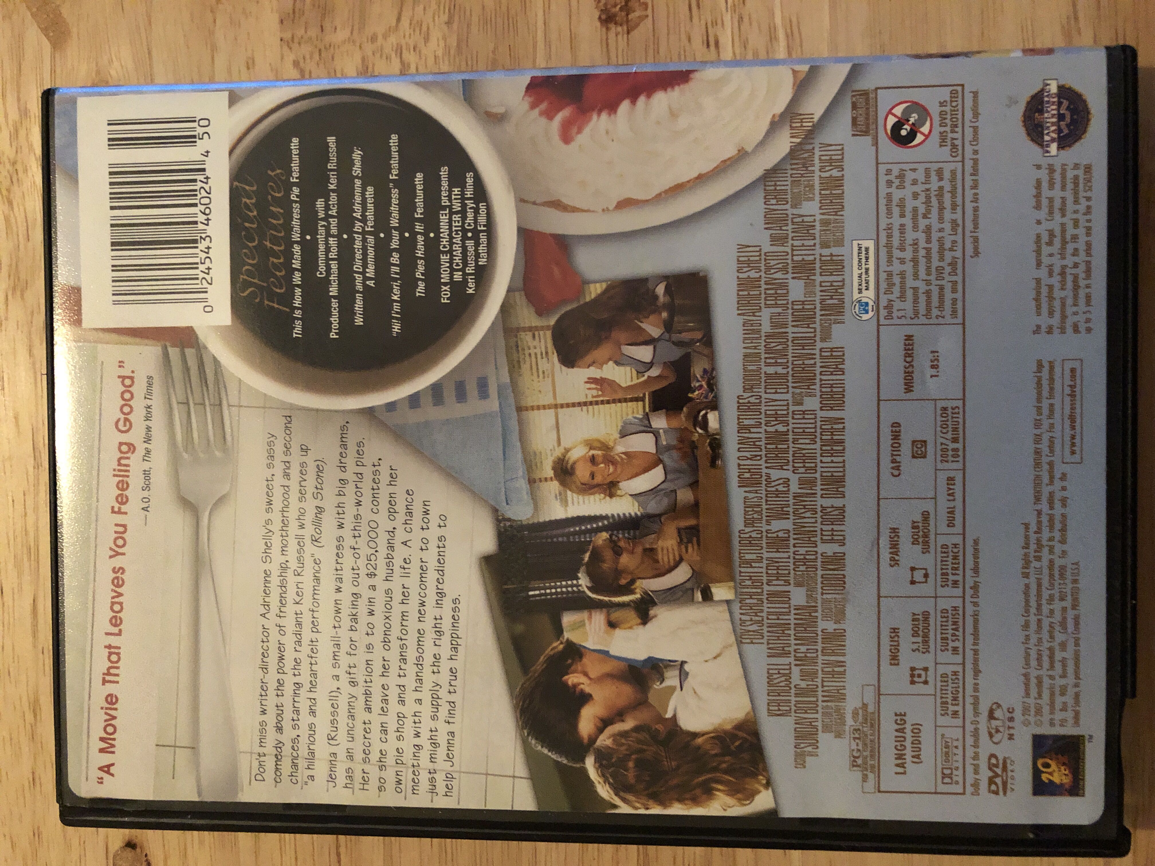 Waitress DVD movie collectible [Barcode 024543460244] - Main Image 2