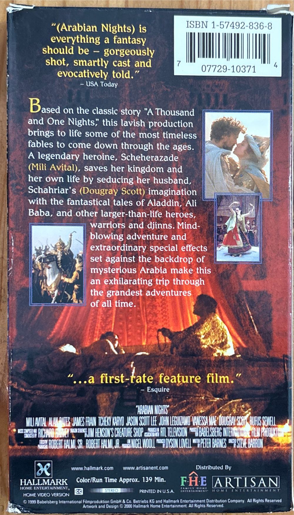 Arabian Nights VHS movie collectible [Barcode 707729103714] - Main Image 2
