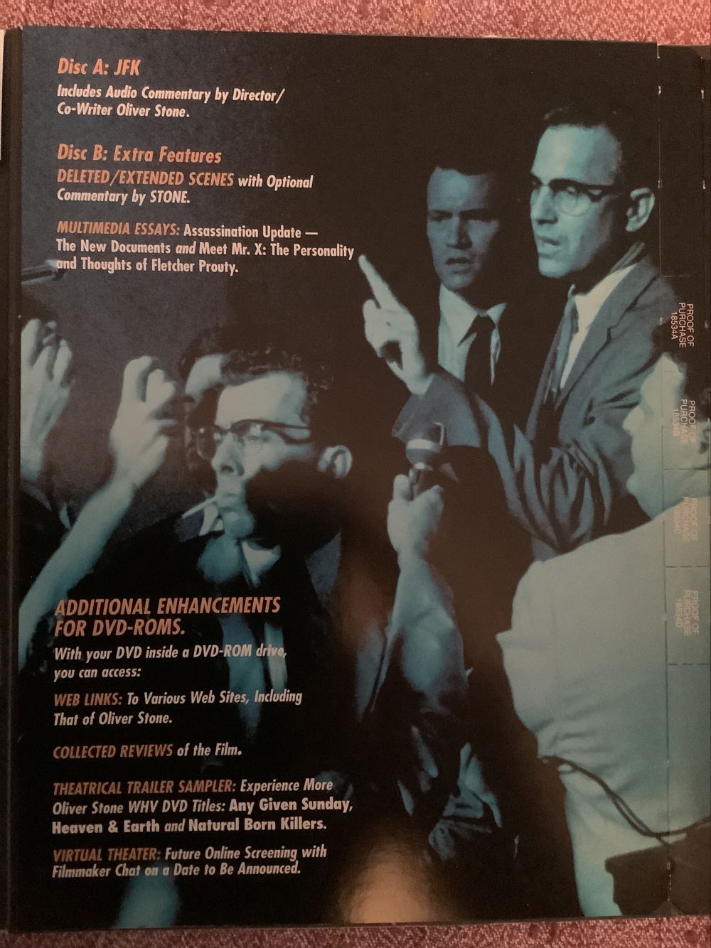 (001) JFK DVD movie collectible [Barcode 085391853428] - Main Image 4