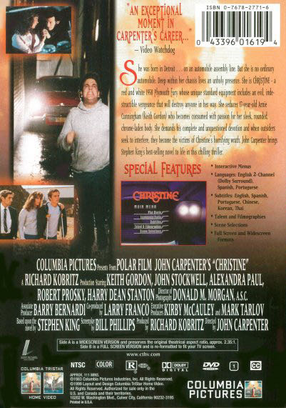 Christine Digital Copy movie collectible [Barcode 011575031603] - Main Image 2