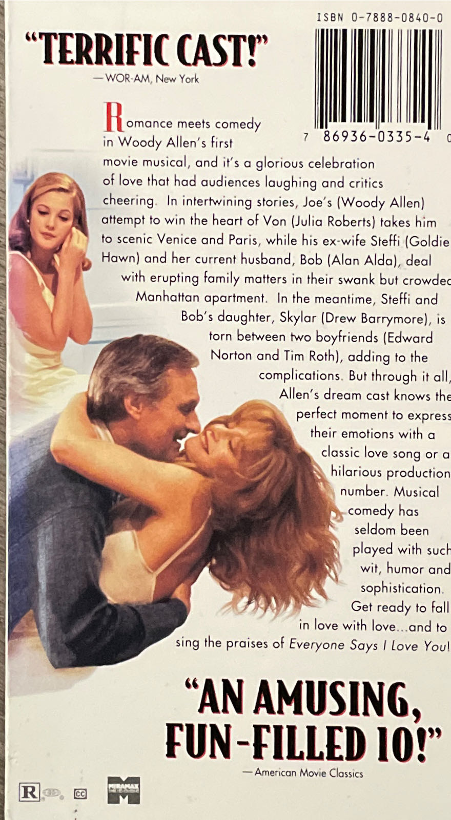 Everyone Says I Love You #503 VHS movie collectible [Barcode 786936033540] - Main Image 2