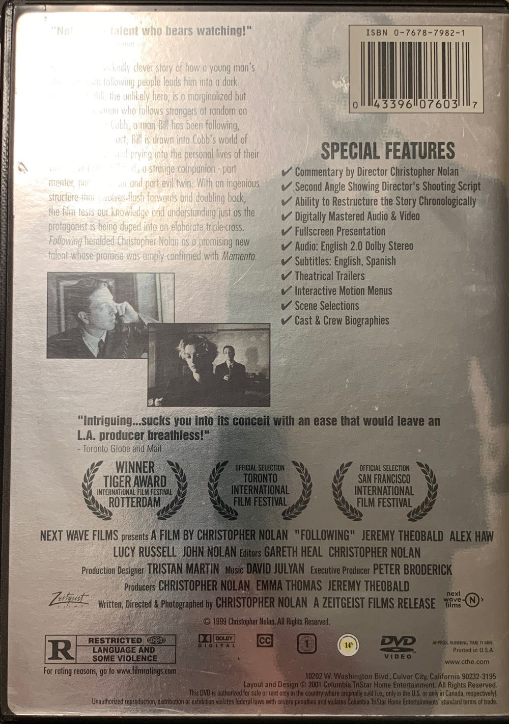 Following Digital Copy movie collectible [Barcode 043396076037] - Main Image 2