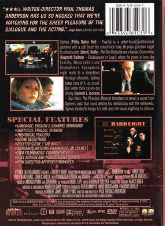 Hard Eight (Special Edition) DVD movie collectible [Barcode 043396810396] - Main Image 2