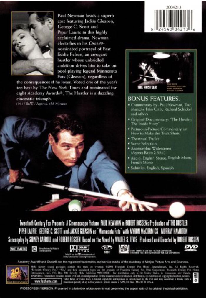 Hustler, The DVD movie collectible [Barcode 024543042136] - Main Image 2