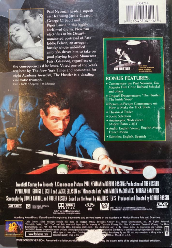 The Hustler Fandango at Home movie collectible [Barcode 024543042143] - Main Image 2