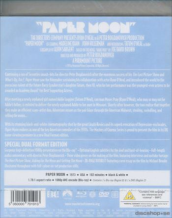 Paper Moon Blu-ray movie collectible [Barcode 5060000701913] - Main Image 2