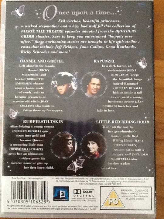 Faerie Tale Theatre DVD movie collectible [Barcode 5030305106829] - Main Image 2