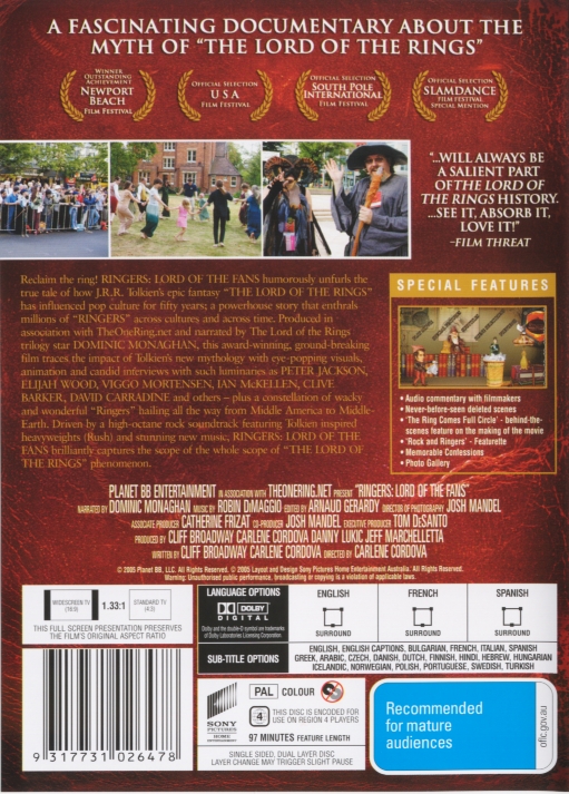 Ringers: Lord of the Fans DVD movie collectible [Barcode 9317731026478] - Main Image 2