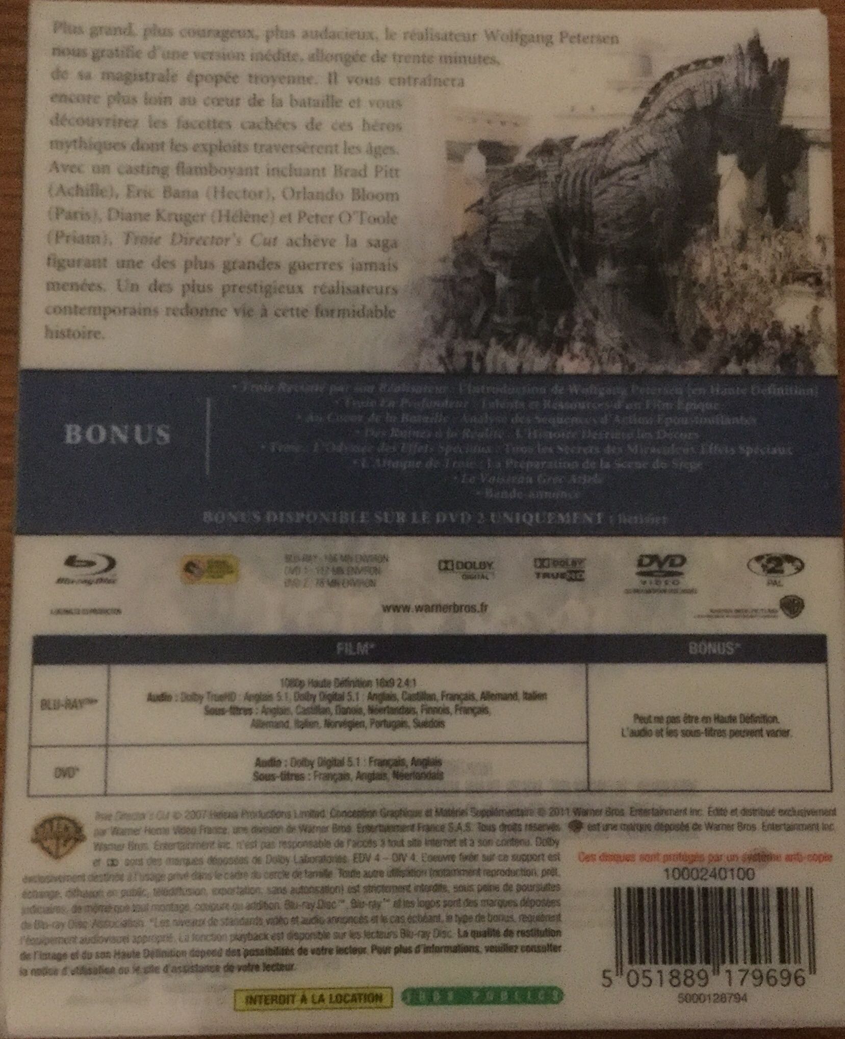 Troy (Digibook) Blu-ray movie collectible [Barcode 5051889179696] - Main Image 2