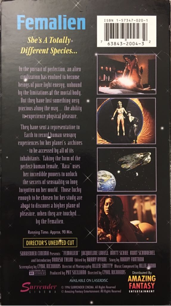 Femalien VHS movie collectible [Barcode 763843200432] - Main Image 2