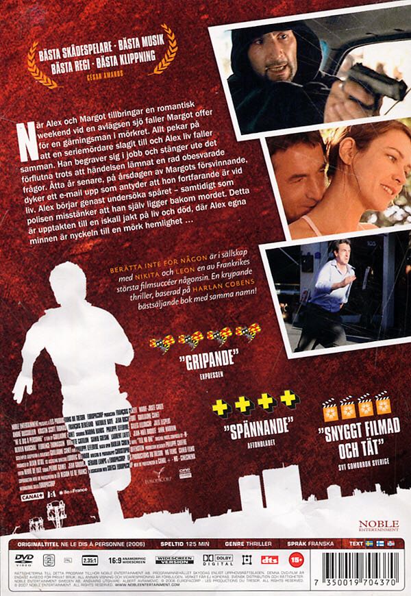 Berätta Inte För Någon Blu-ray movie collectible [Barcode 7350019707807] - Main Image 2