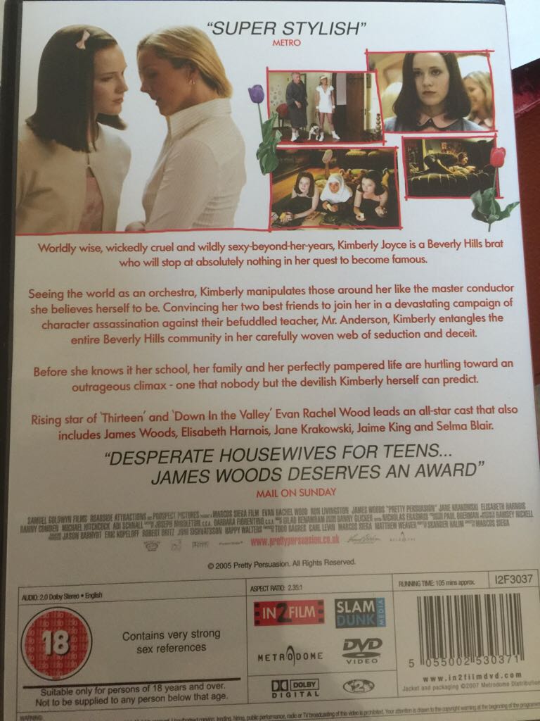 Pretty Persuasion DVD movie collectible [Barcode 5055002530371] - Main Image 2