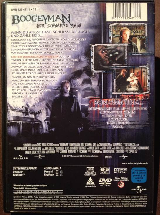 Boogeyman DIVX movie collectible [Barcode 04331063] - Main Image 2