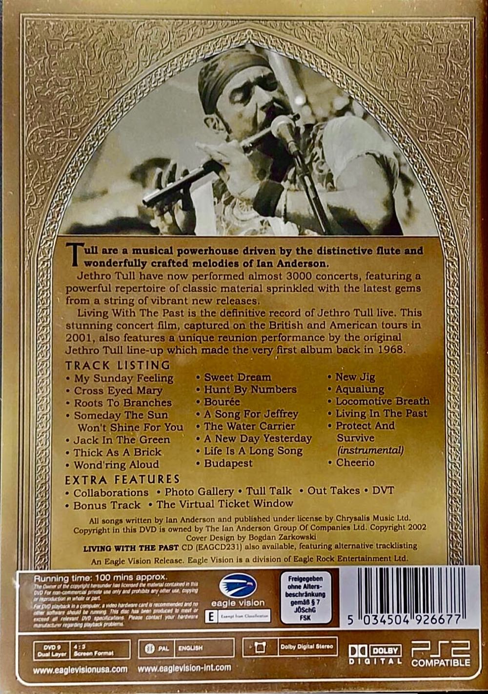 Jethro Tull : Living with the Past DVD movie collectible [Barcode 5034504900394] - Main Image 2