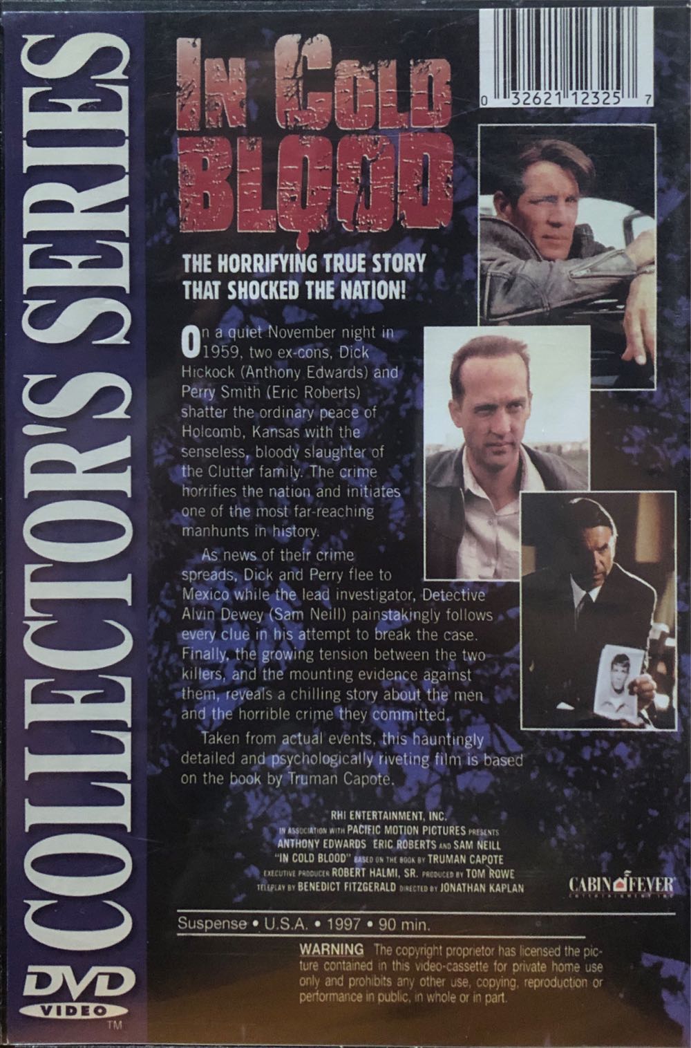 In Cold Blood DVD movie collectible [Barcode 032621123257] - Main Image 2