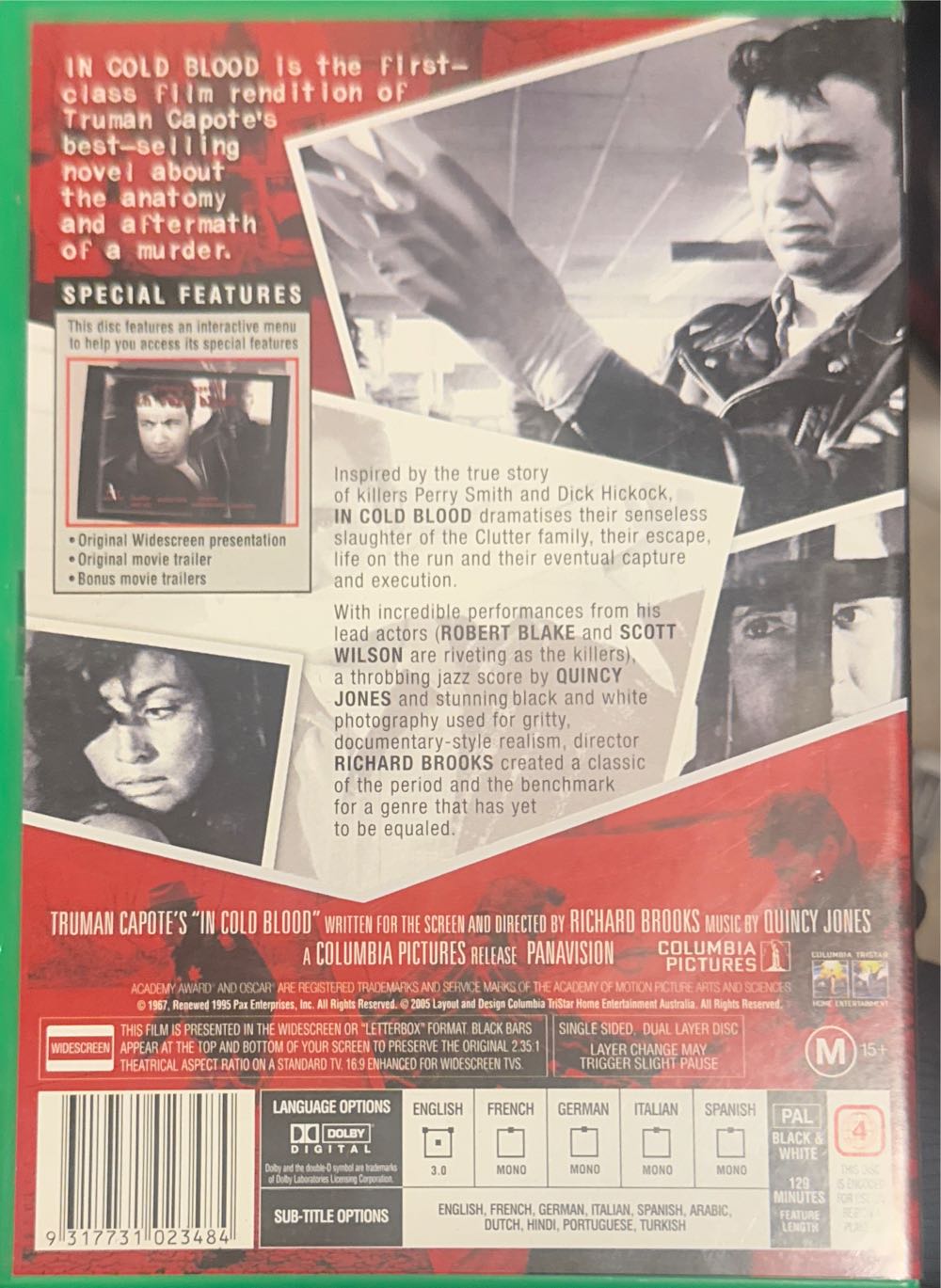 In Cold Blood DVD movie collectible [Barcode 9317731023484] - Main Image 2