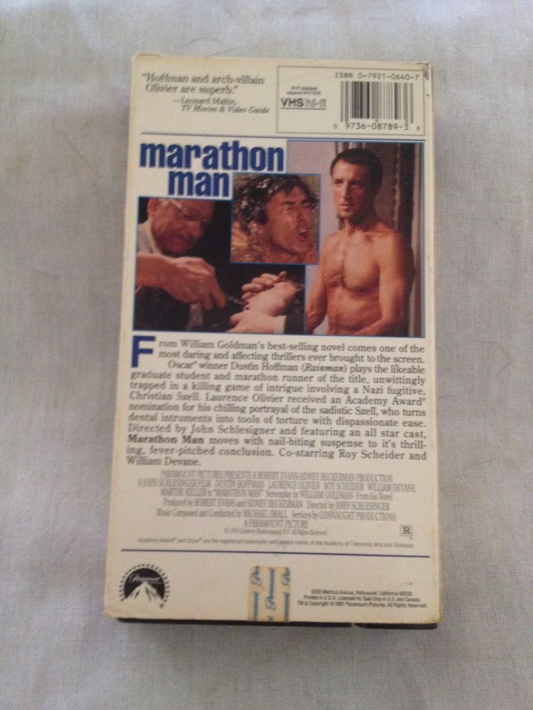 Marathon Man Digital Copy movie collectible [Barcode 097360878936] - Main Image 2