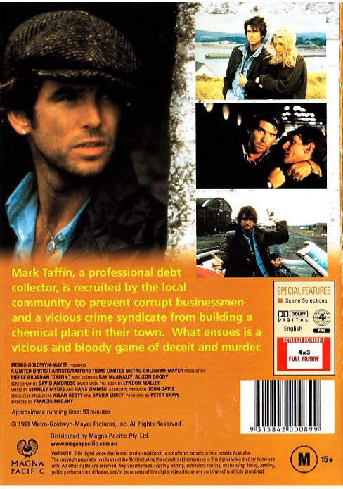 Taffin VHS movie collectible [Barcode 9315842000899] - Main Image 2