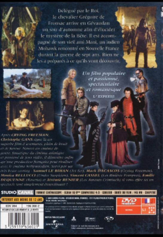 Le Pacte Des Loups Digital Copy movie collectible - Main Image 2