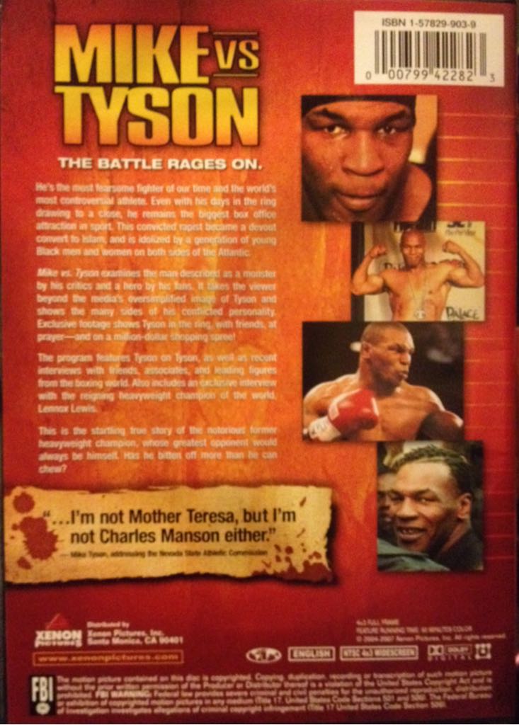 Mike Vs DVD movie collectible [Barcode 000799422823] - Main Image 2