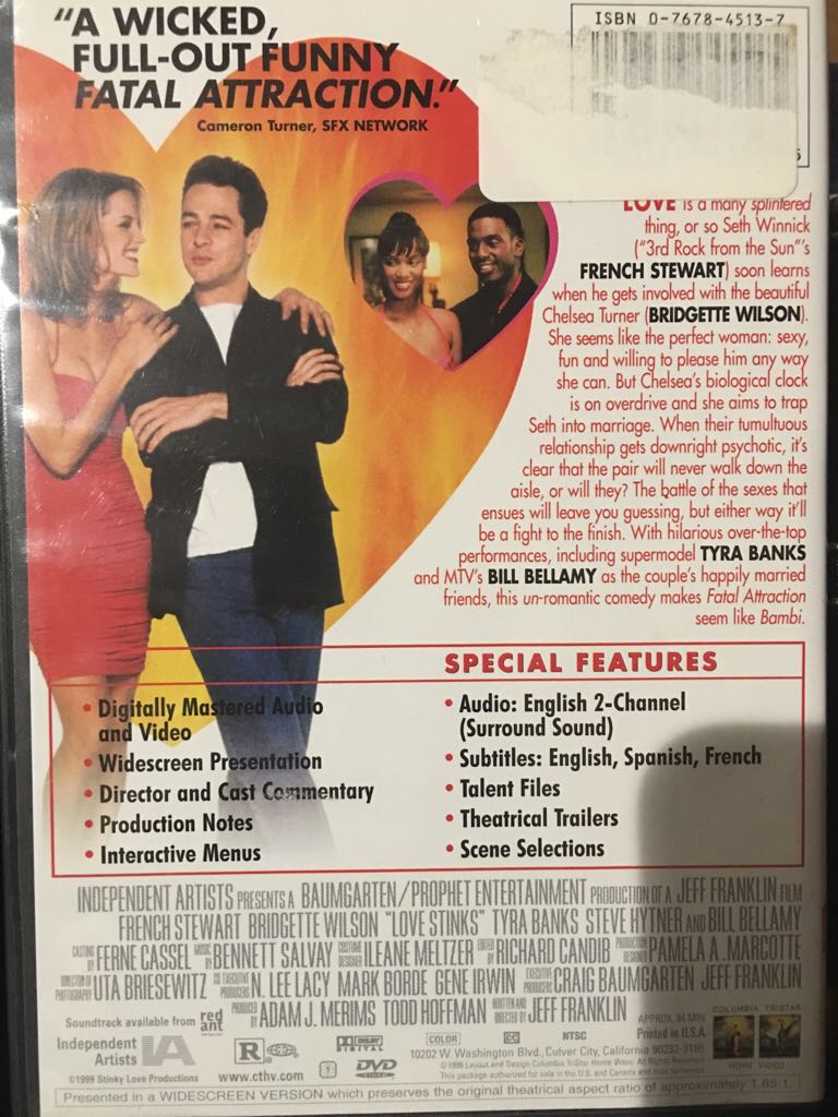 Love Stinks DVD movie collectible - Main Image 2