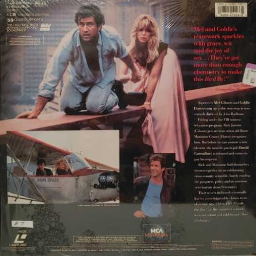 Bird On A Wire Laser Disc movie collectible [Barcode 096894102661] - Main Image 2