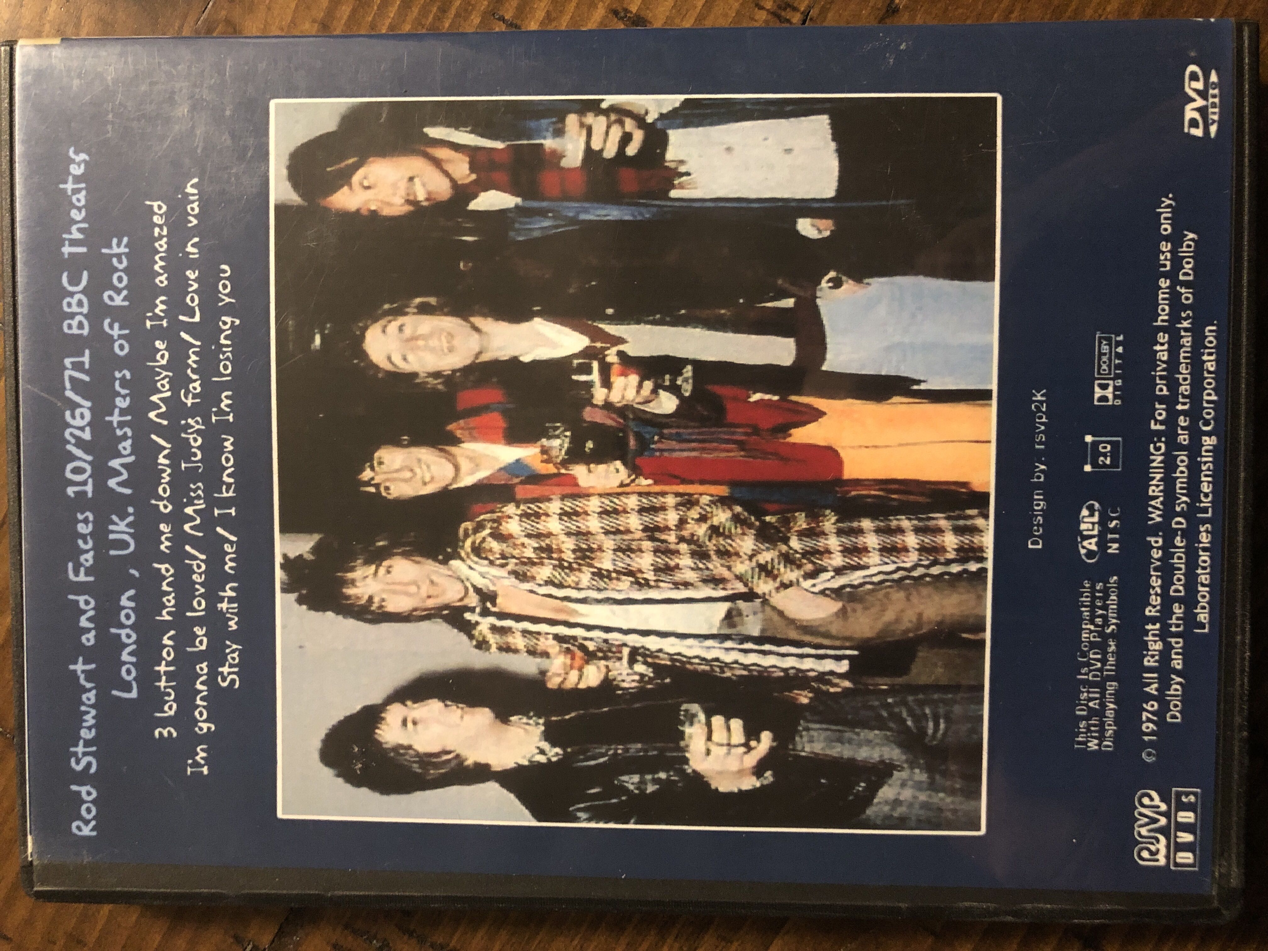 Rod Stewart and The Faces - The Best of DVD movie collectible [Barcode 5018755701955] - Main Image 2