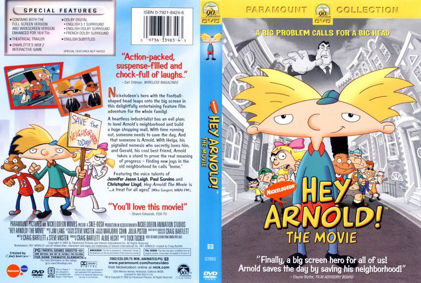 Hey Arnold! The Movie DVD movie collectible [Barcode 032429272669] - Main Image 2