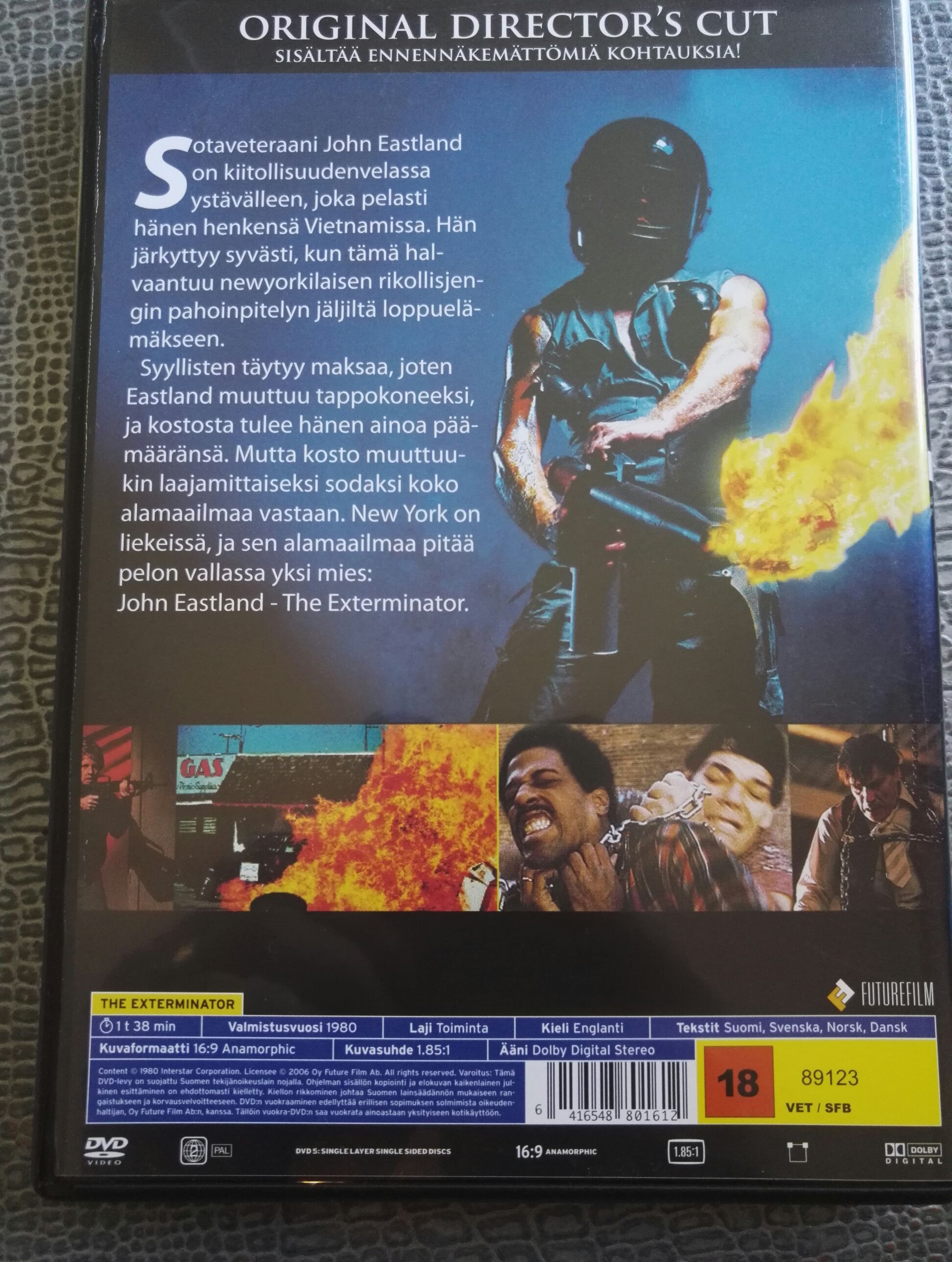 The Exterminator DVD movie collectible [Barcode 6416548801612] - Main Image 2