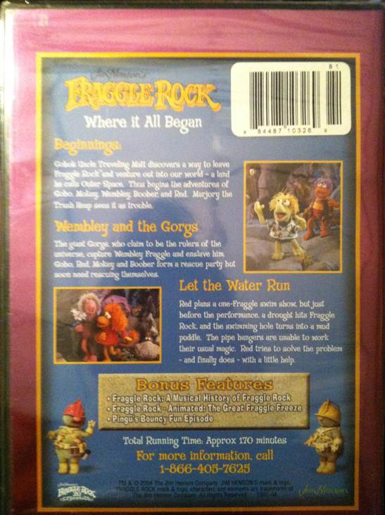 Fraggle Rock - Where It All Began DVD movie collectible - Main Image 2