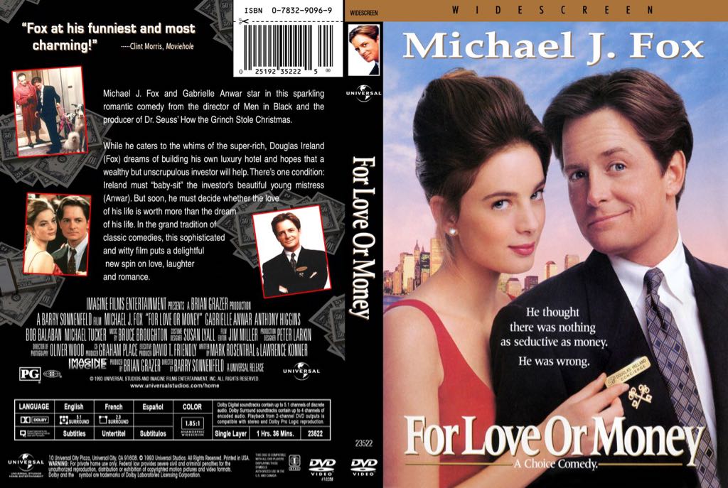 For Love or Money Blu-ray movie collectible [Barcode 5053083047672] - Main Image 1