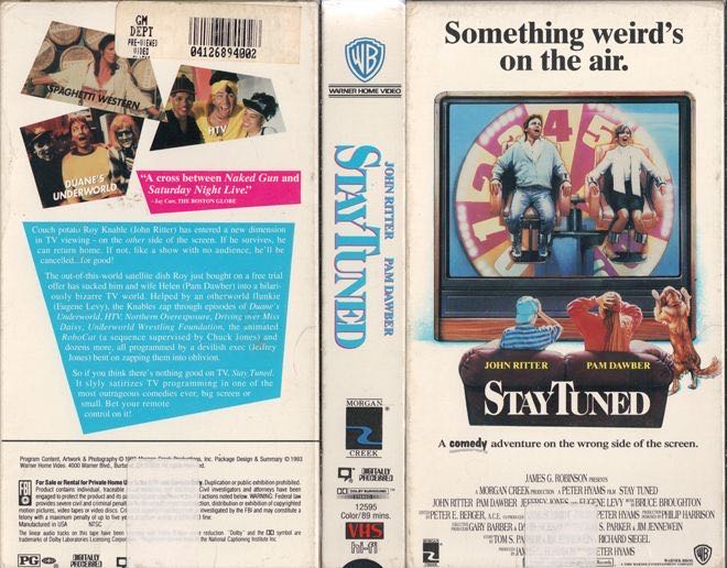 Stay Tuned VHS movie collectible [Barcode 085391259534] - Main Image 2