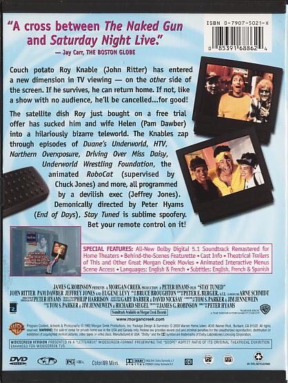 Stay Tuned DVD movie collectible [Barcode 085391688624] - Main Image 2