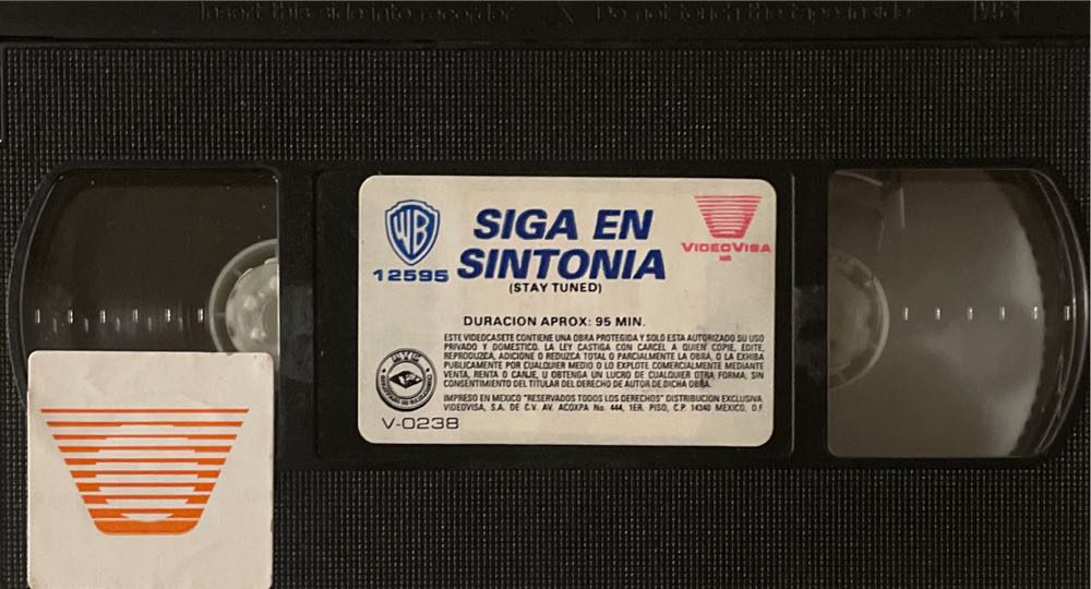 Stay Tuned VHS movie collectible [Barcode 085391688631] - Main Image 4