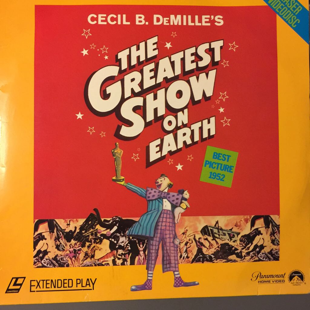 The Greatest Show On Earth Laser Disc movie collectible - Main Image 1