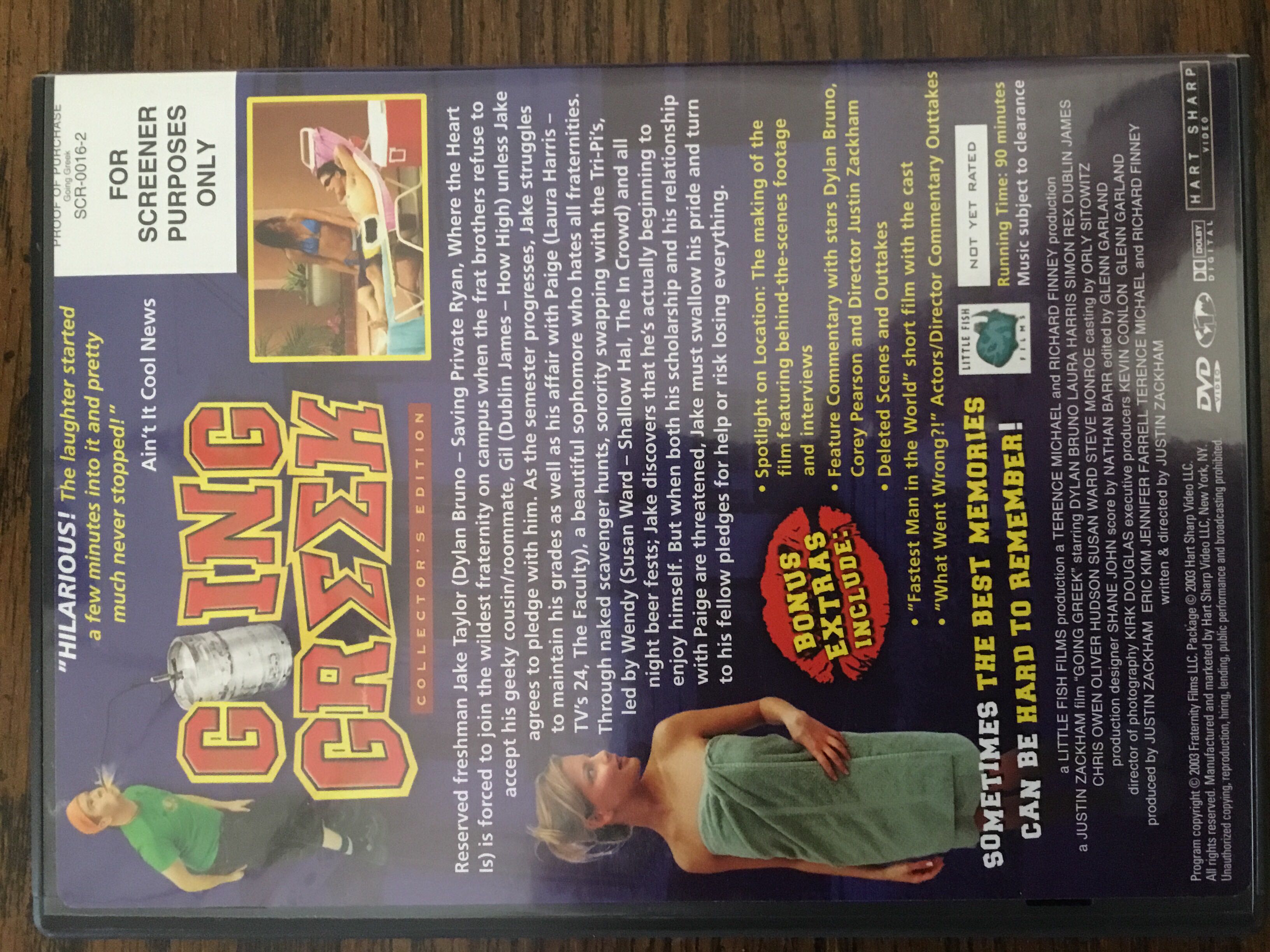 Going Greek DVD movie collectible [Barcode 9322225027589] - Main Image 2