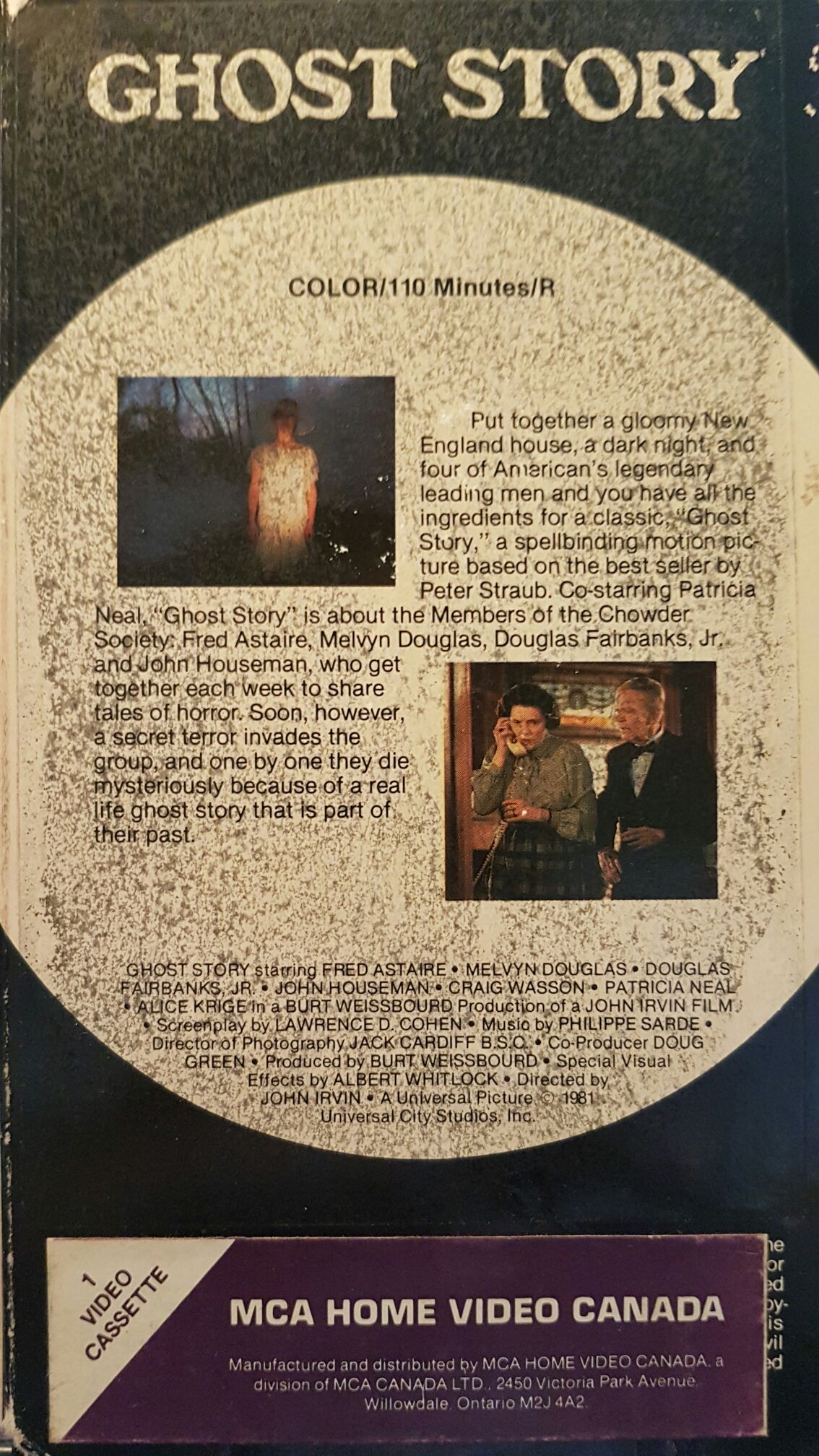 Ghost Story (VHS-To-DVD Home Video) DVD movie collectible [Barcode 5060110270194] - Main Image 2