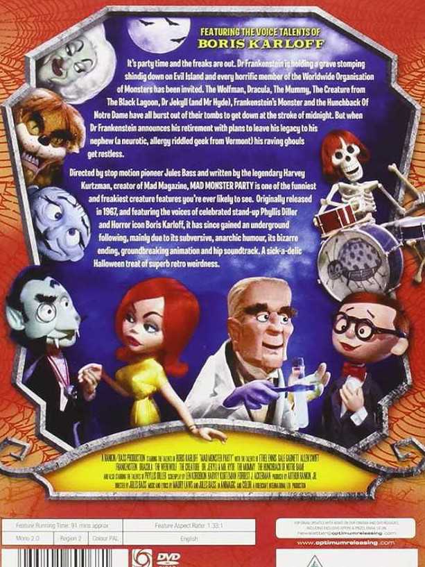 Mad Monster Party  DVD movie collectible [Barcode 013131233896] - Main Image 4