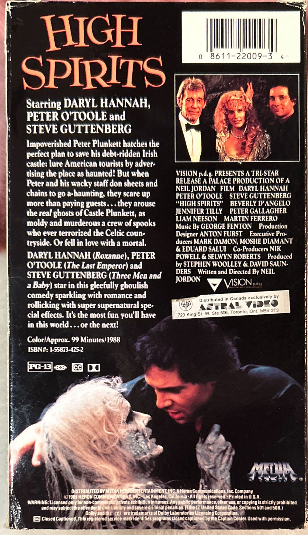 High Spirits VHS movie collectible [Barcode 5014426212621] - Main Image 2