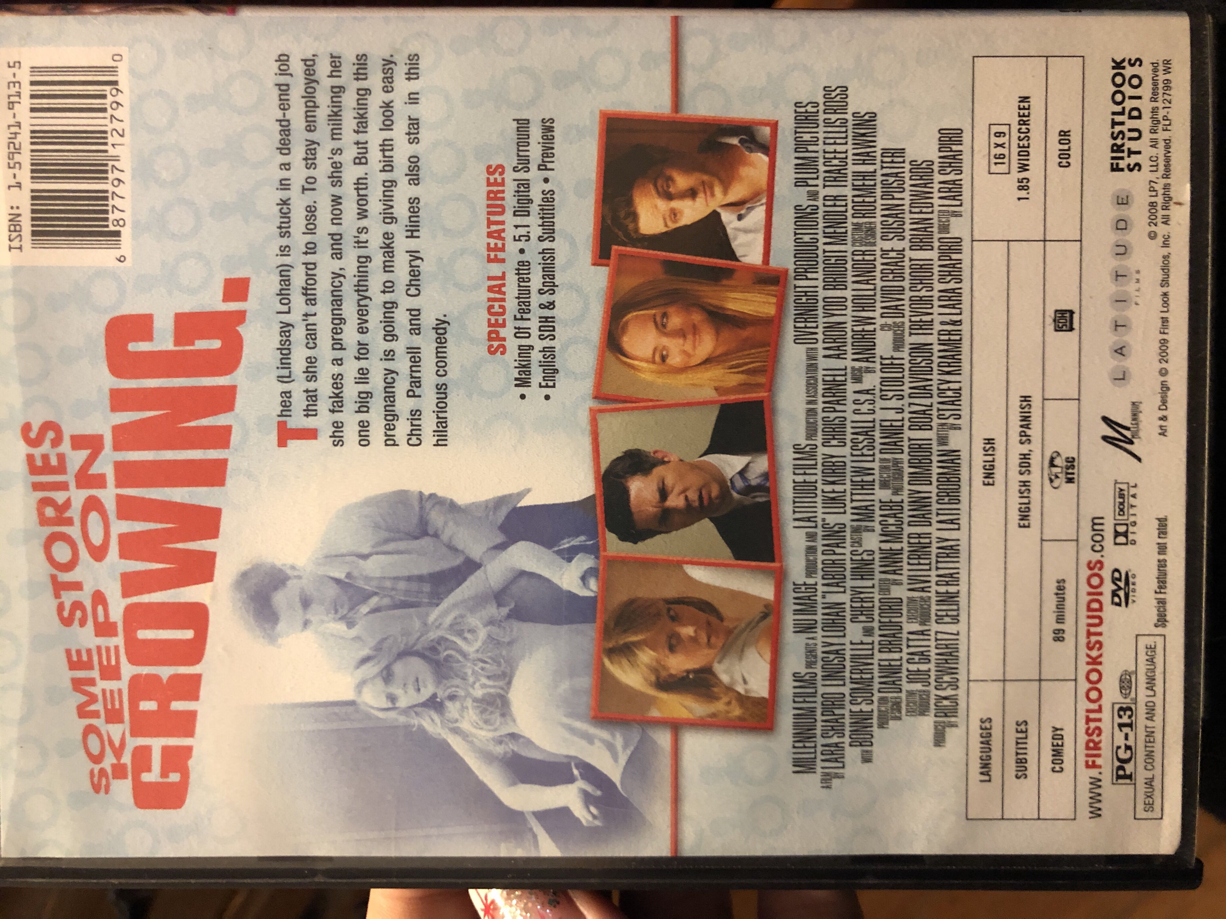 Labor Pains DVD movie collectible [Barcode 687797127990] - Main Image 2