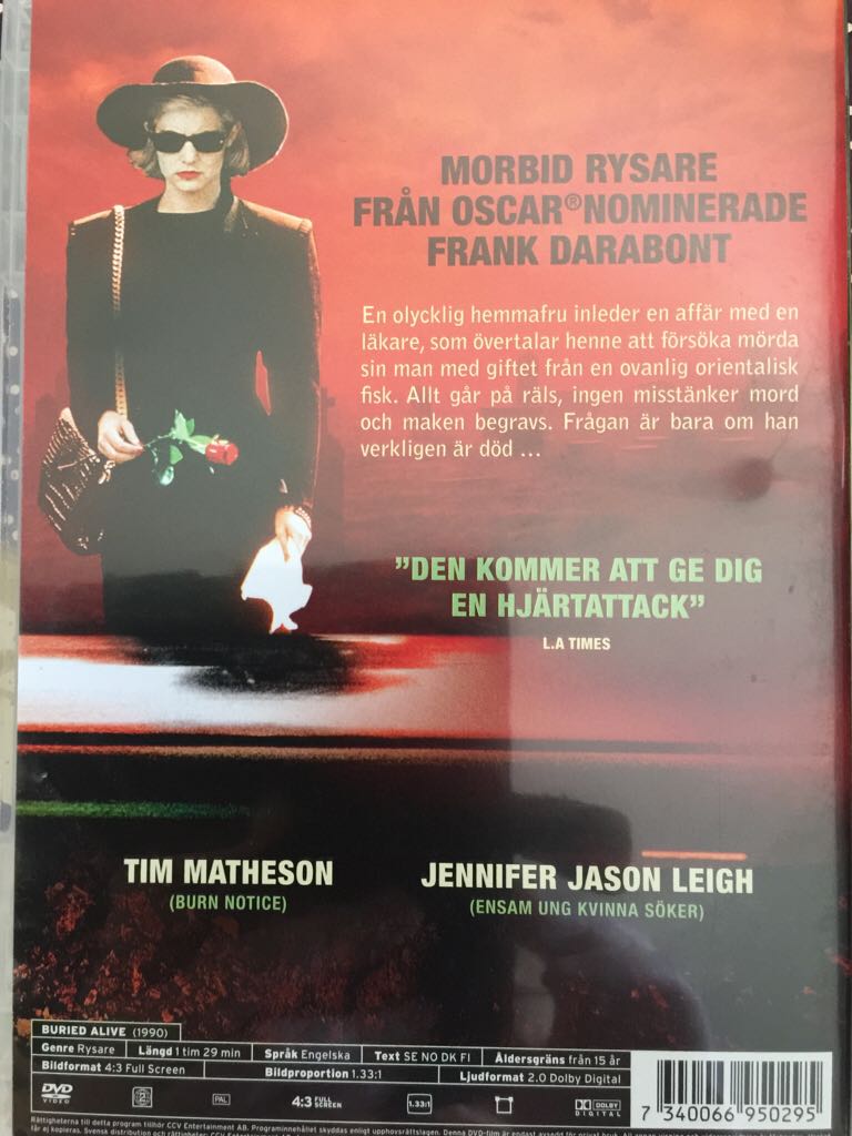 Buried Alive DVD movie collectible [Barcode 7340066950295] - Main Image 2