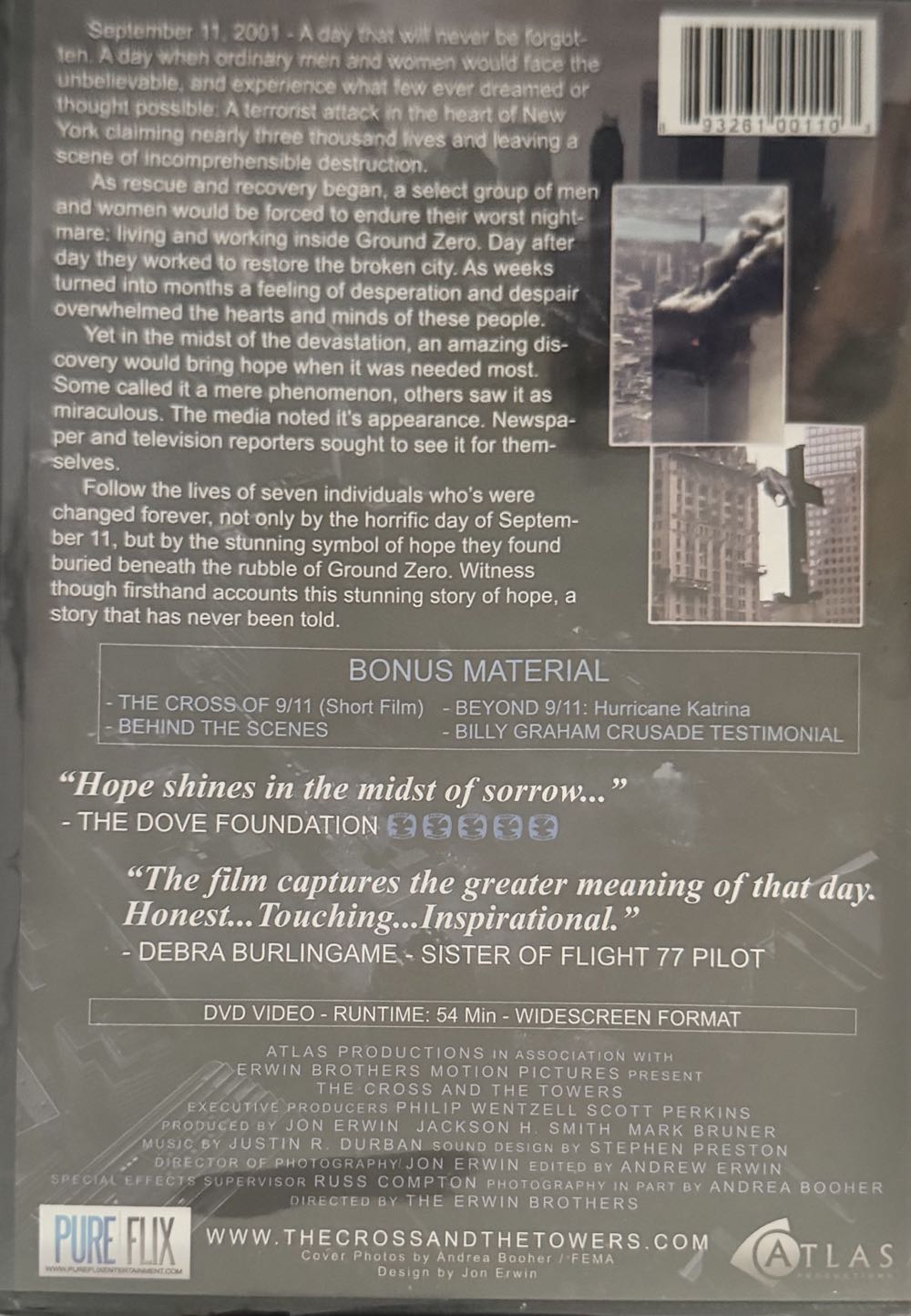 The Cross And The Towers DVD movie collectible [Barcode 893261001103] - Main Image 2