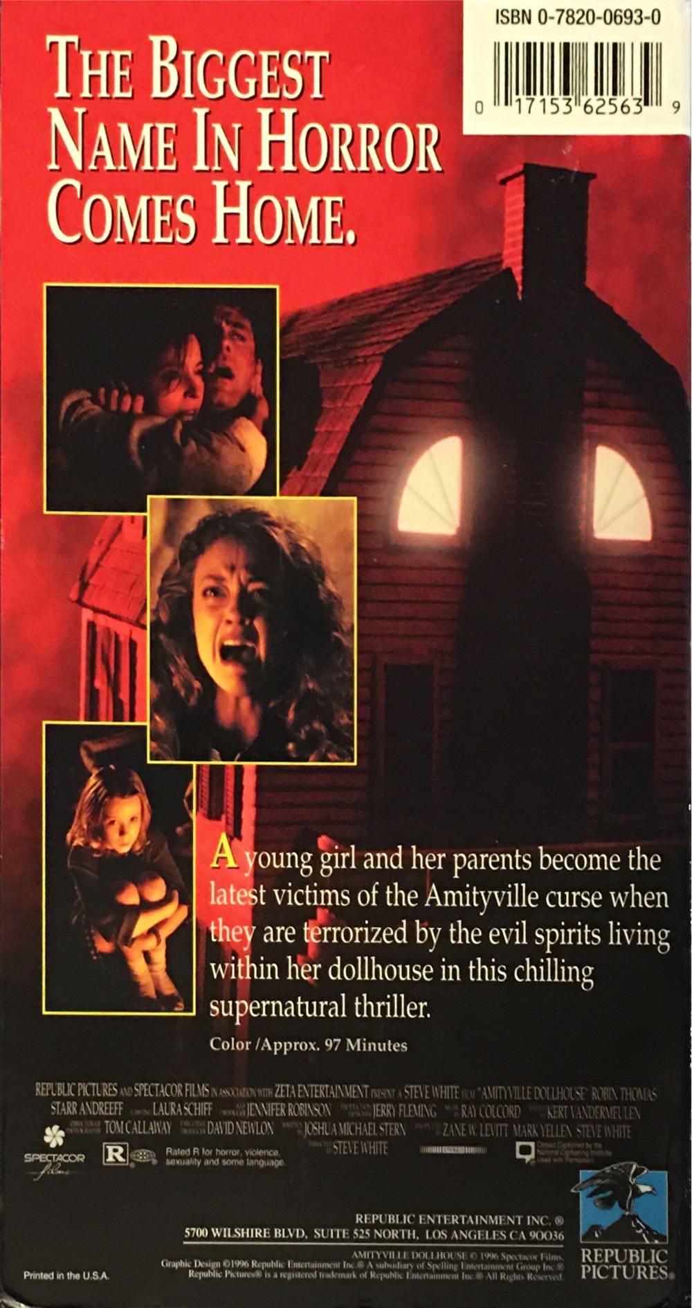 Amityville Dollhouse Blu-ray movie collectible [Barcode 017153625639] - Main Image 2