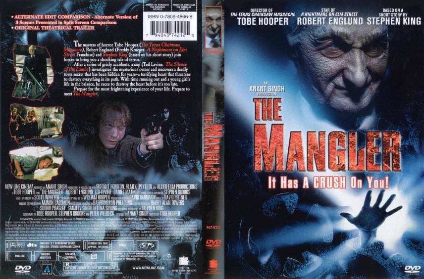 The Mangler DVD movie collectible [Barcode 794043742125] - Main Image 2